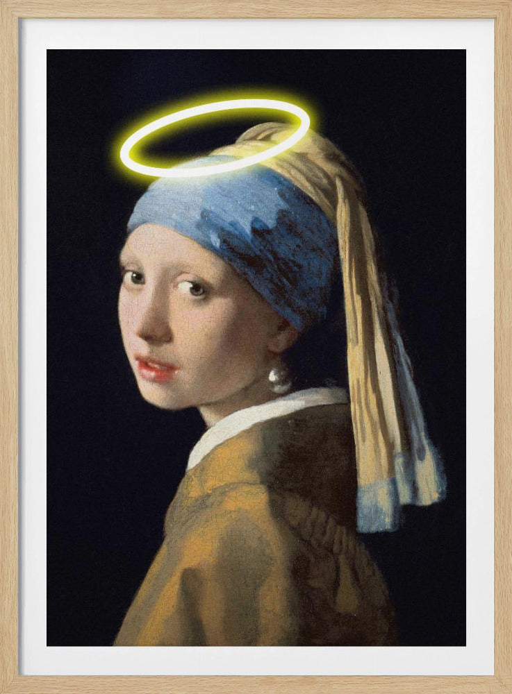 Mädchen mit Heiligenschein | Poster