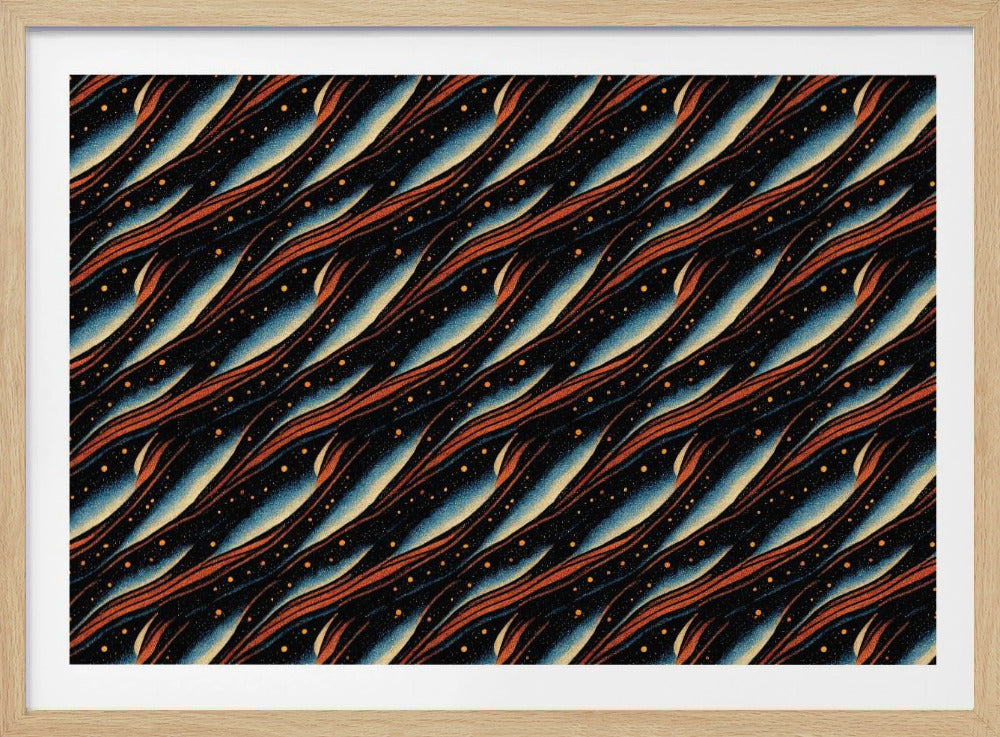Galaktische Wellenlandschaft | Poster