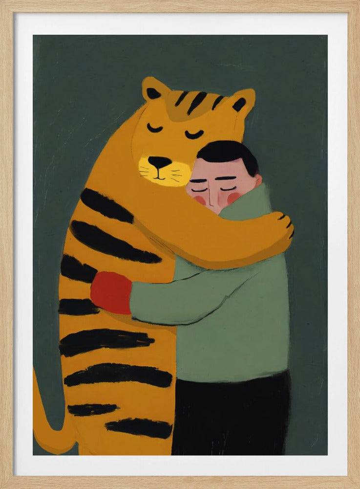 Tigers sanfte Umarmung | Poster