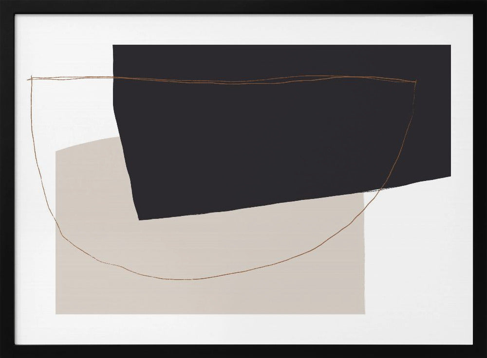 Curved Abstract Harmony | Poster