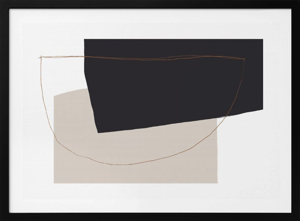 Curved Abstract Harmony | Poster