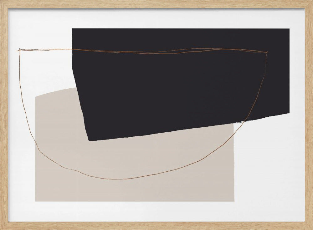 Curved Abstract Harmony | Poster