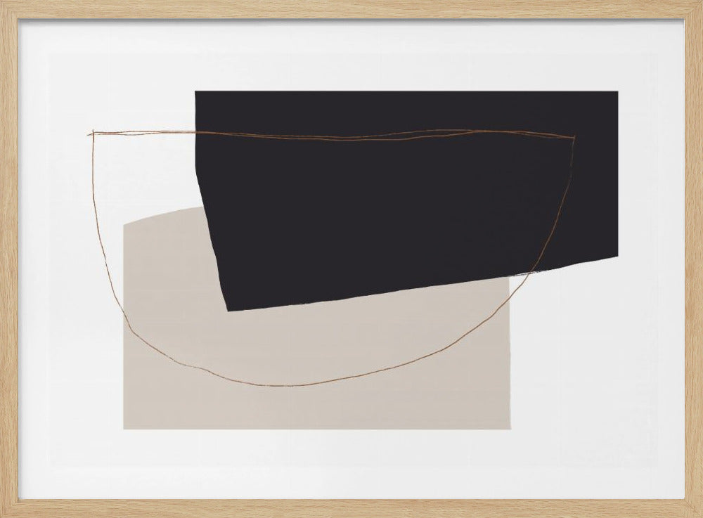 Curved Abstract Harmony | Poster