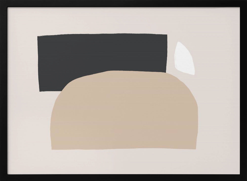 Geometrische Formen in neutralen Tönen | Poster
