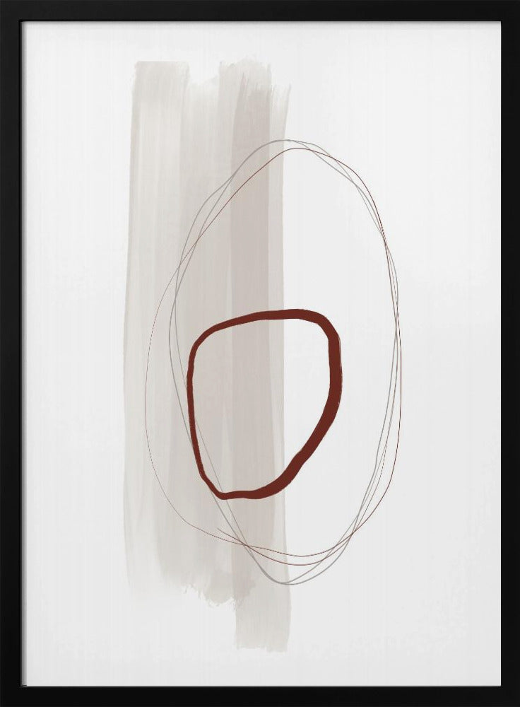 Overlapping Organic Shapes | Poster