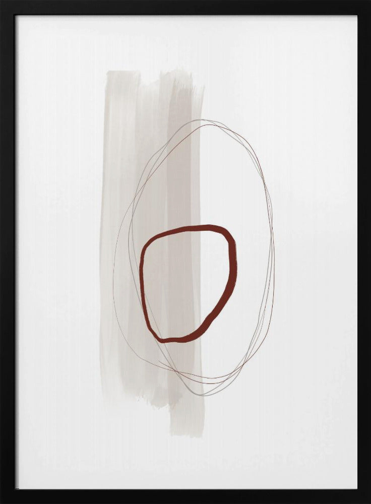 Overlapping Organic Shapes | Poster