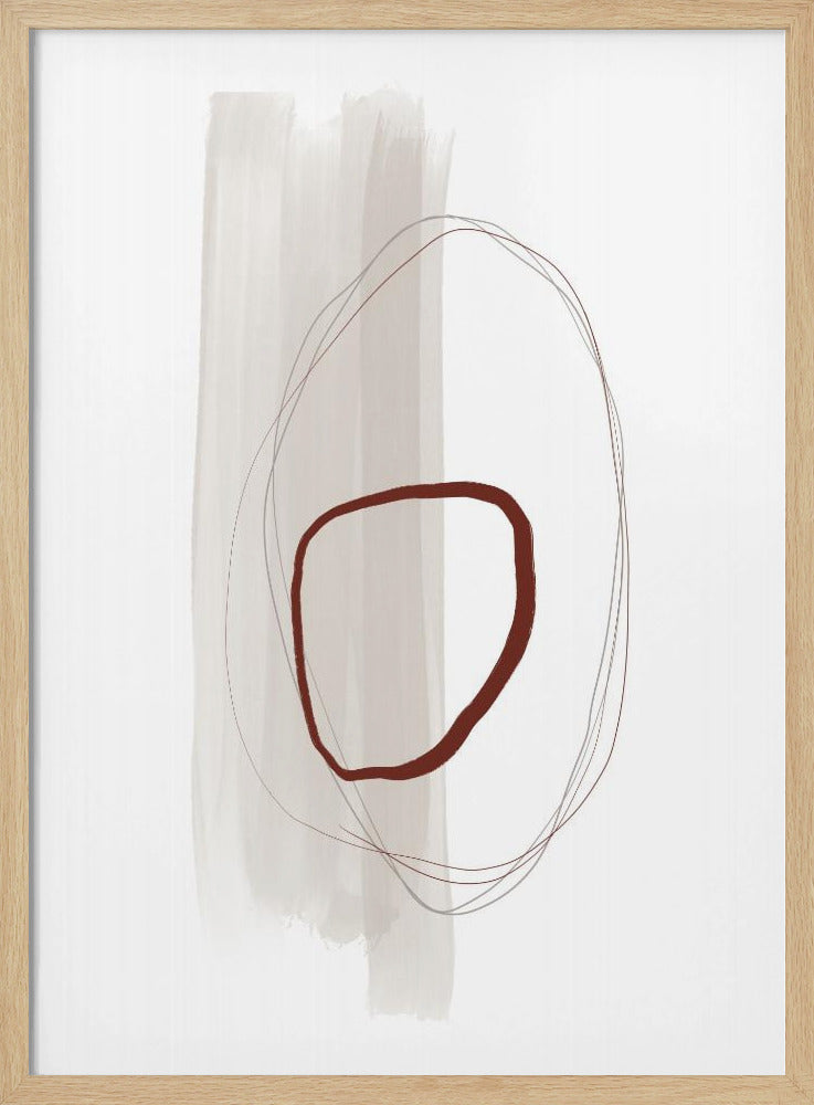 Overlapping Organic Shapes | Poster