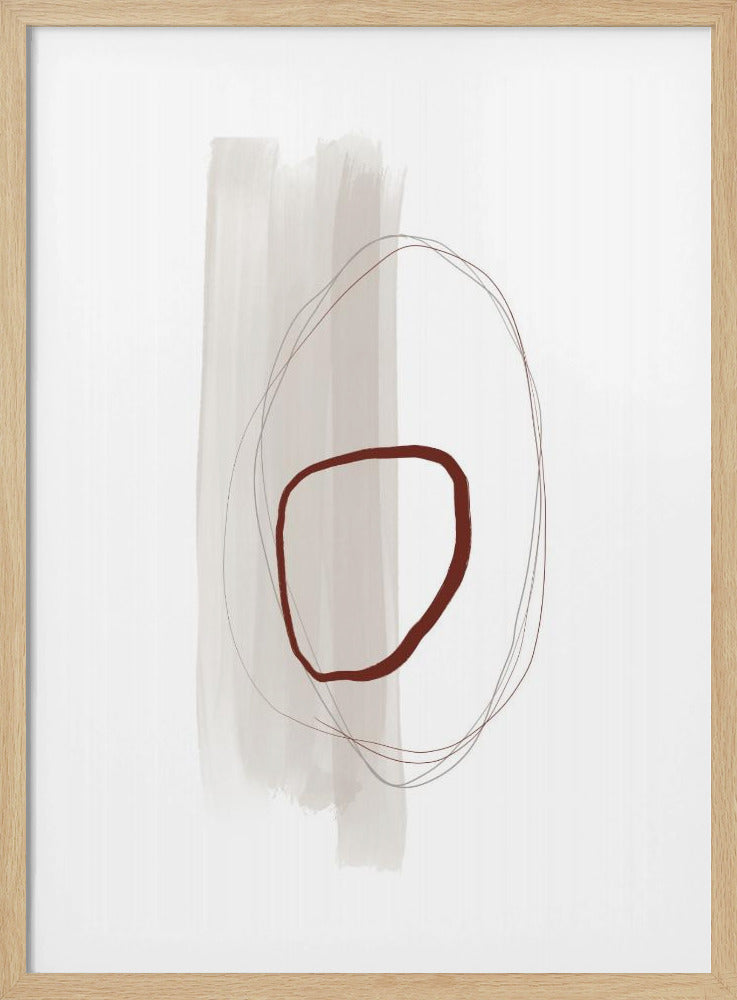 Overlapping Organic Shapes | Poster