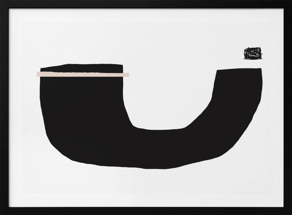 Black Geometric Shapes | Poster