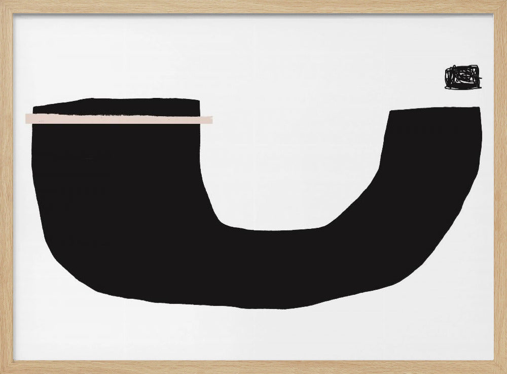Black Geometric Shapes | Poster