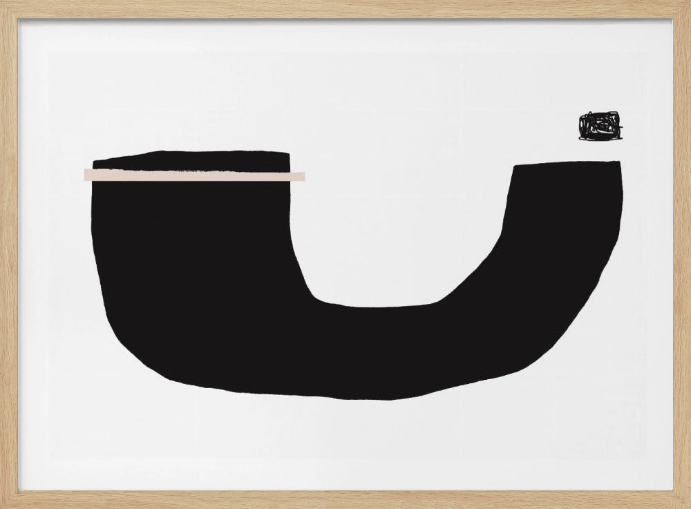 Black Geometric Shapes | Poster
