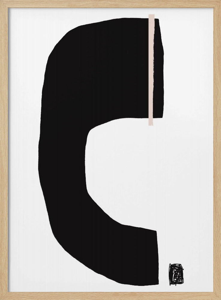 Black Geometric Shapes | Poster