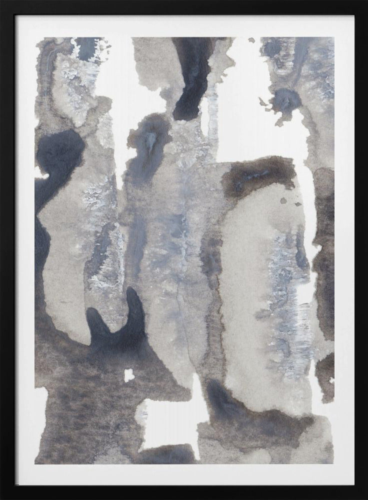 Monochromatische Palette aus Grau- und Weißtönen | Poster
