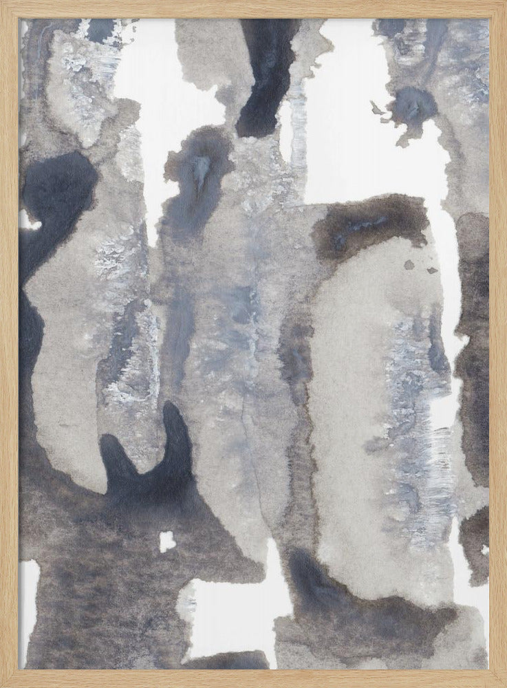 Monochromatische Palette aus Grau- und Weißtönen | Poster