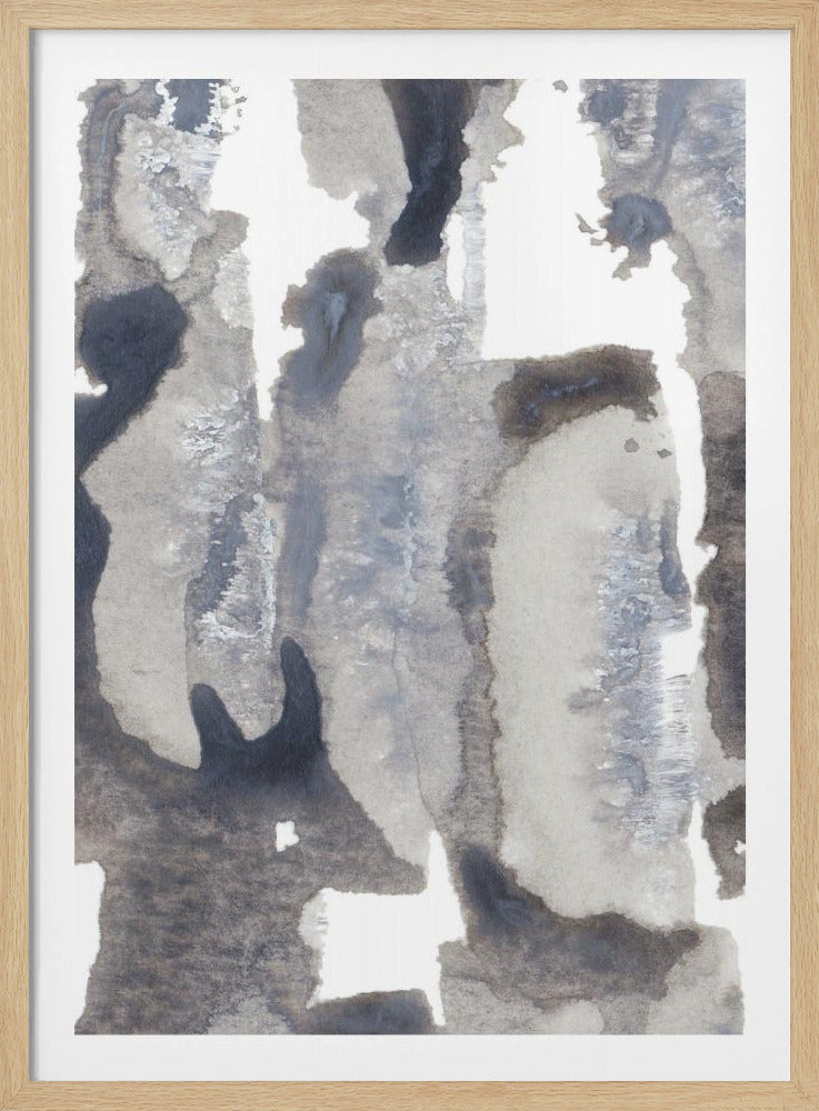 Monochromatische Palette aus Grau- und Weißtönen | Poster