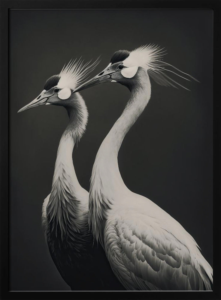 Anmutiges Kranich-Duo | Poster