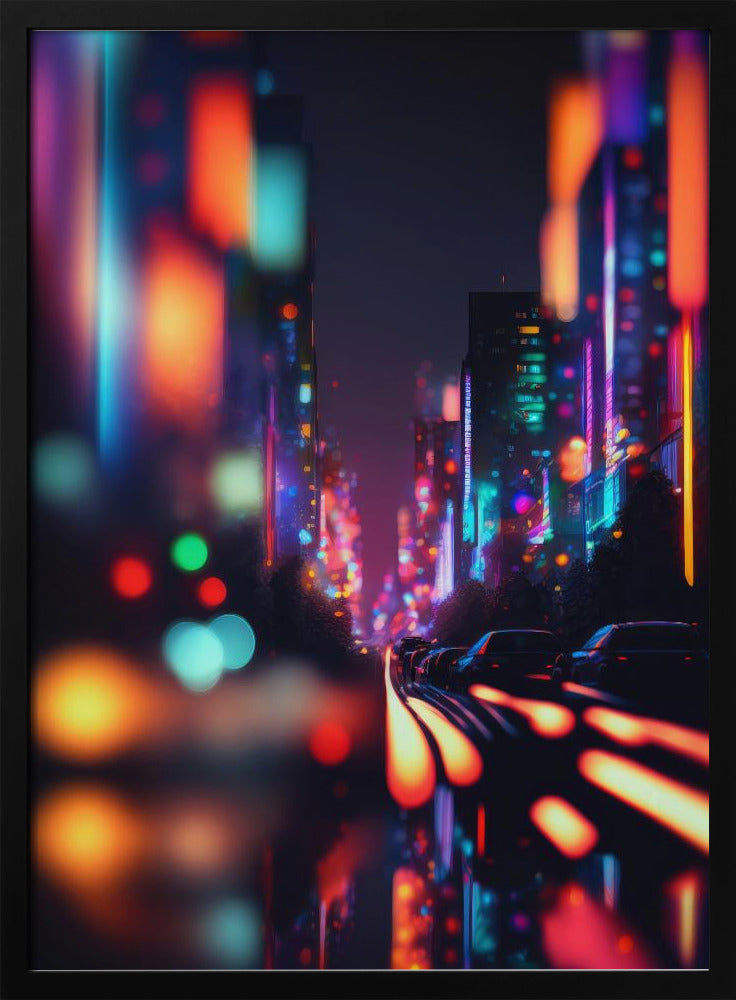 Neon-Traumlandschaft | Poster
