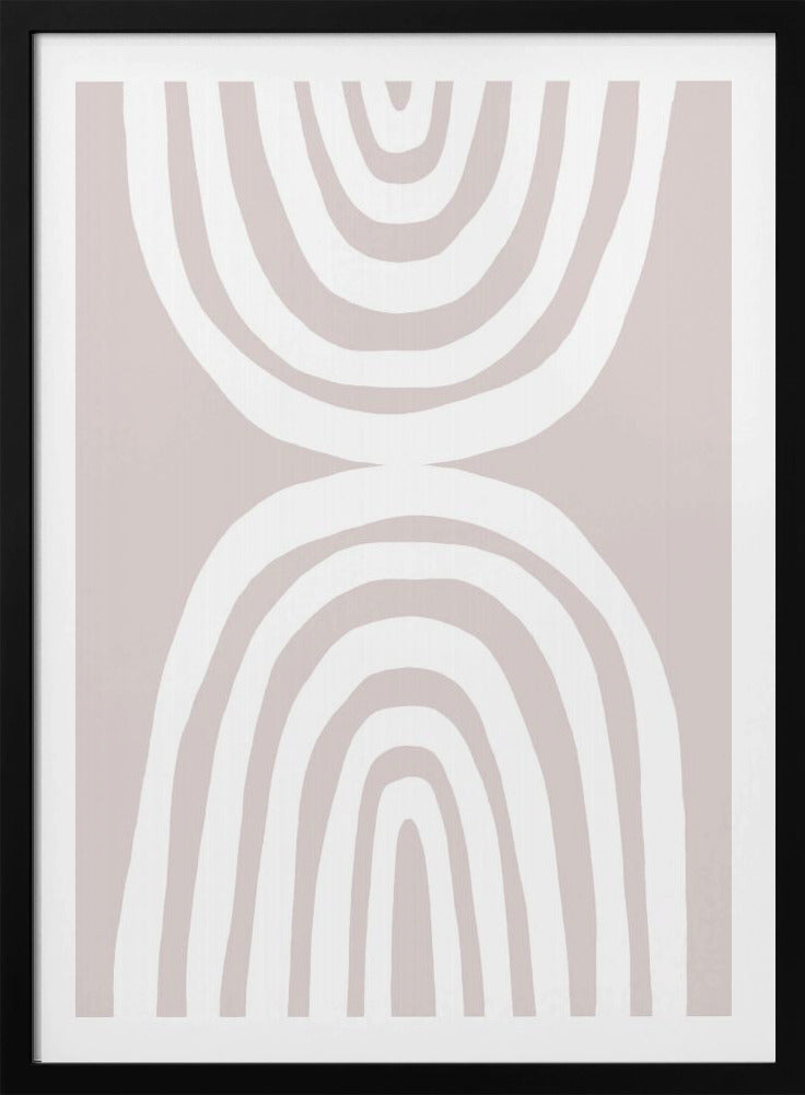 Organische konzentrische Formen | Poster