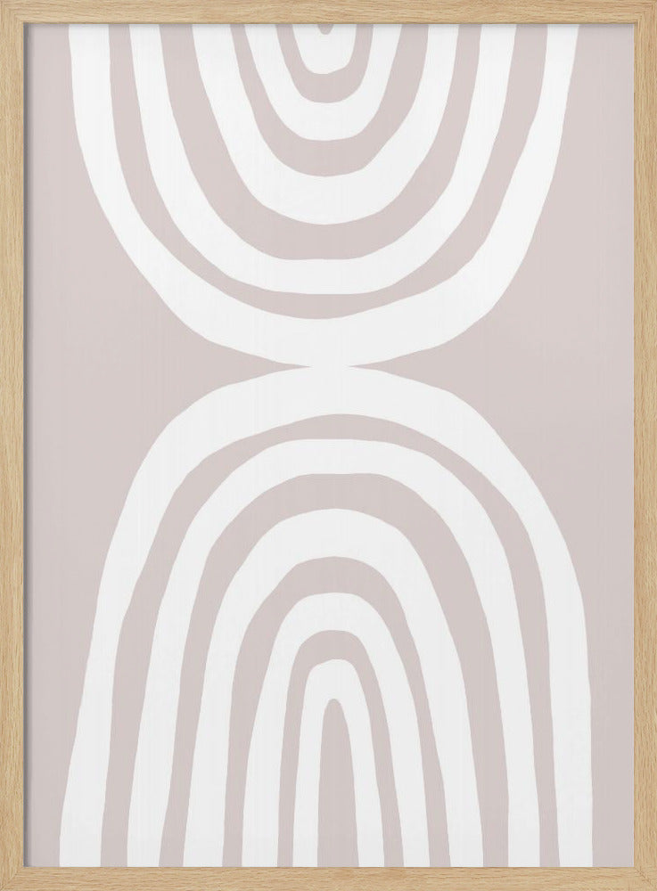 Organische konzentrische Formen | Poster