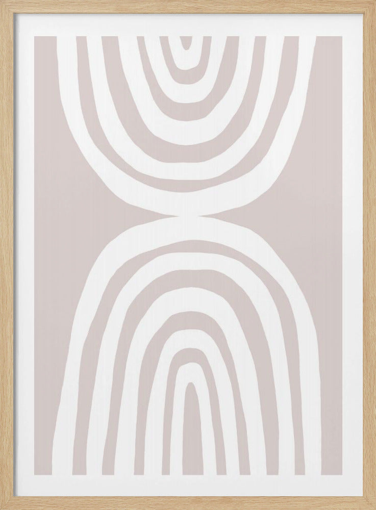 Organische konzentrische Formen | Poster