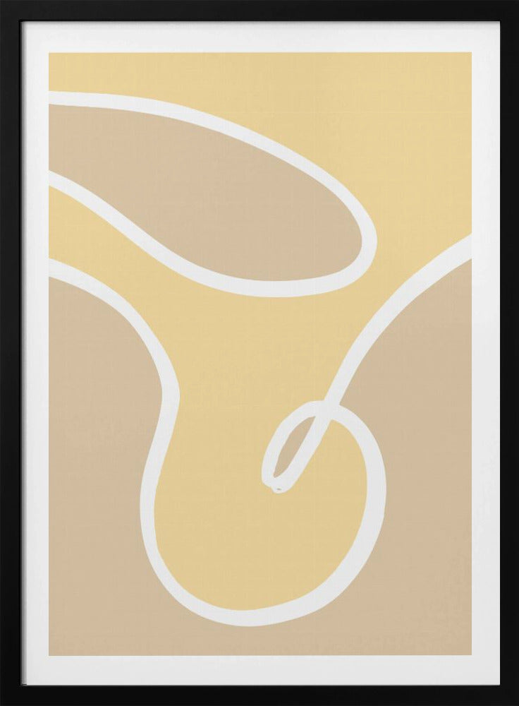 Shape 14 Yellow | Poster