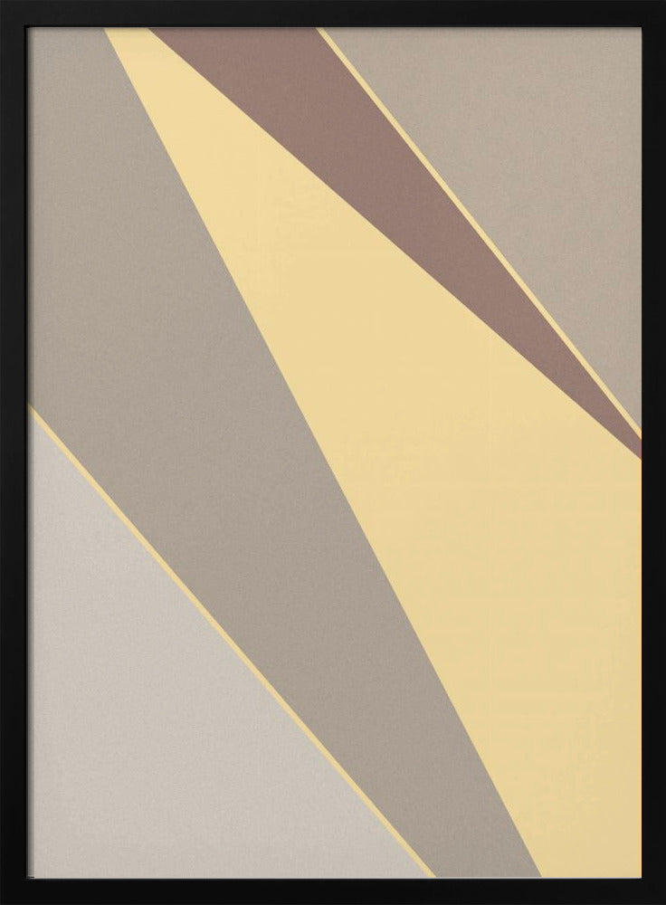 Abstract Shapes Yellow | Poster