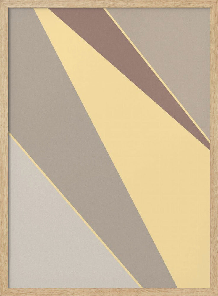 Abstract Shapes Yellow | Poster