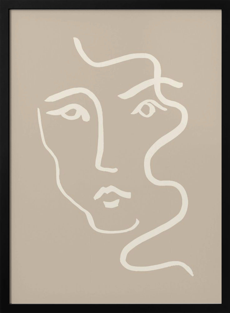 Portrait 04 Gray | Poster