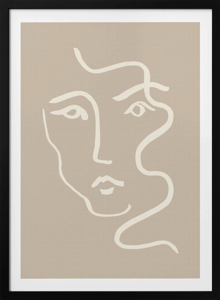Portrait 04 Gray | Poster