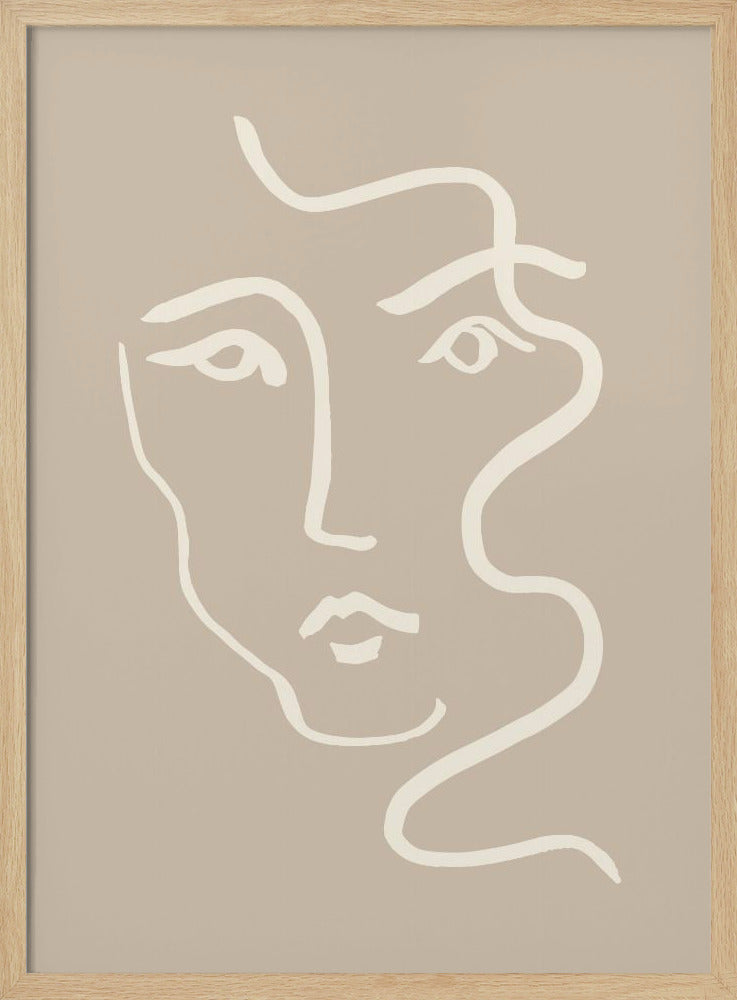 Portrait 04 Gray | Poster