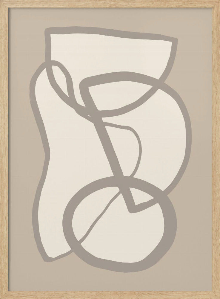 Shape 09 Beige | Poster