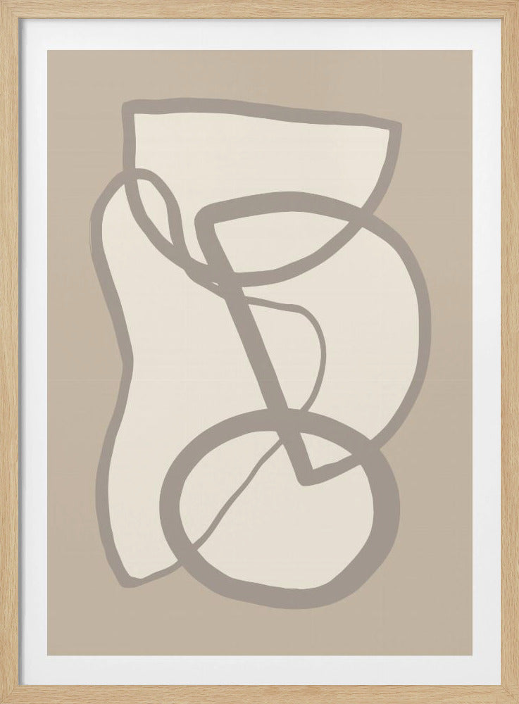 Shape 09 Beige | Poster