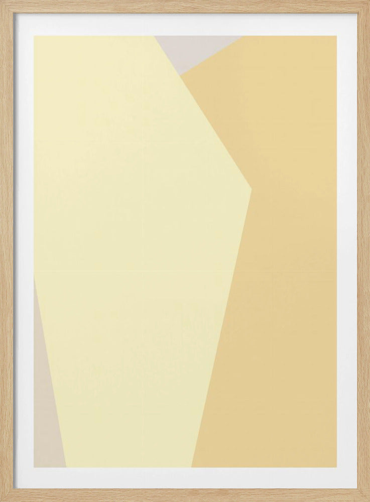 Abstraktes Gelb | Poster