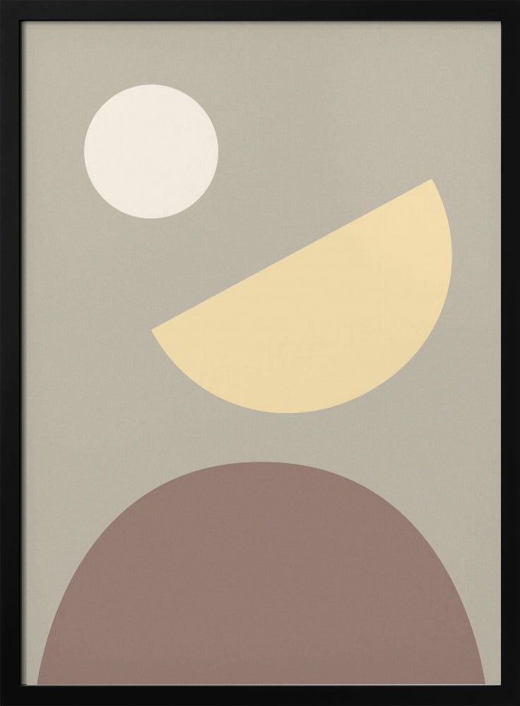 Arches Yellow and Gray | Poster
