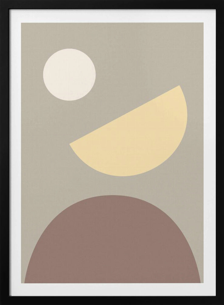Arches Yellow and Gray | Poster