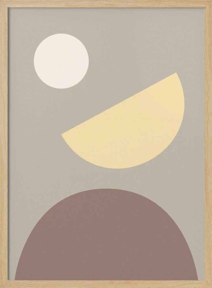 Arches Yellow and Gray | Poster