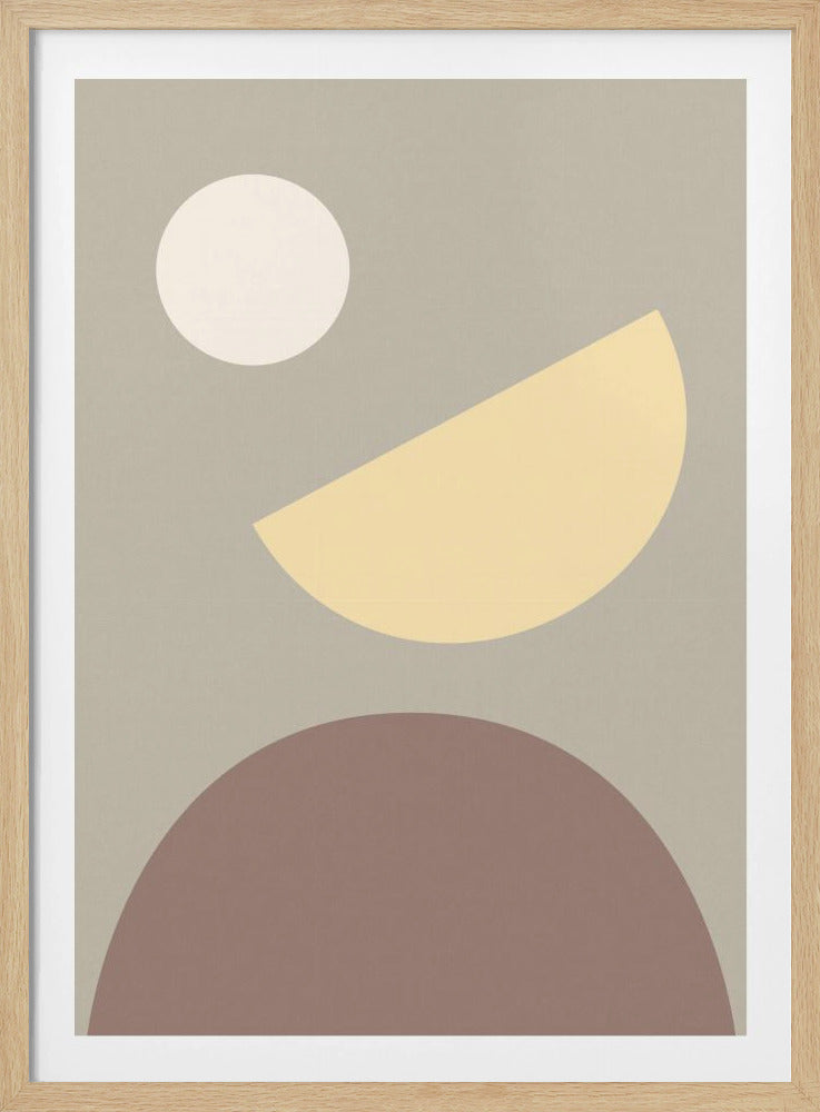 Arches Yellow and Gray | Poster
