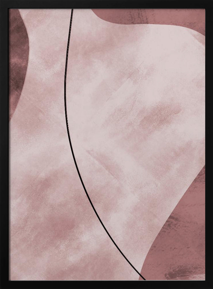 Abstrakte Formen Rosa | Poster