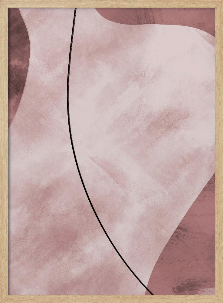 Abstrakte Formen Rosa | Poster