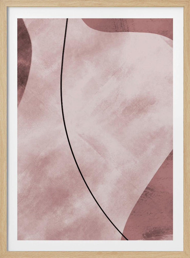 Abstrakte Formen Rosa | Poster