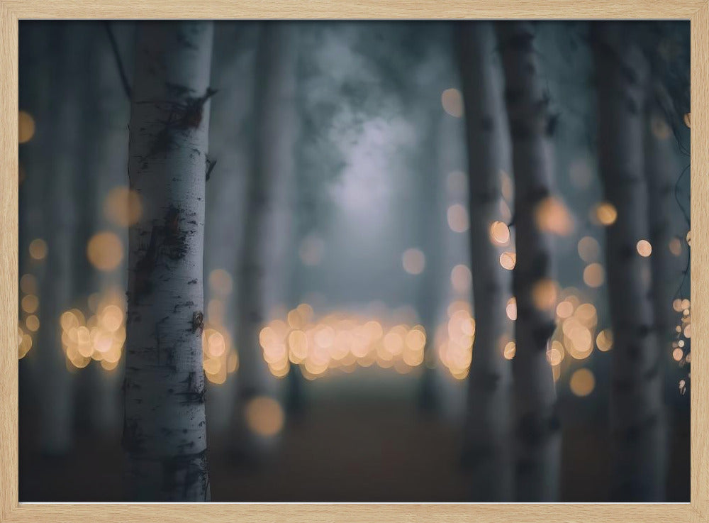 Enchanted Glow Forest | Poster