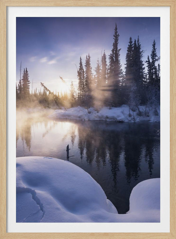 Alaskanischer Winter | Poster