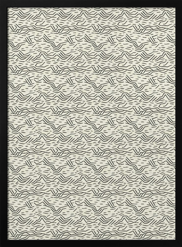 Lineare Wellenlandschaft | Poster