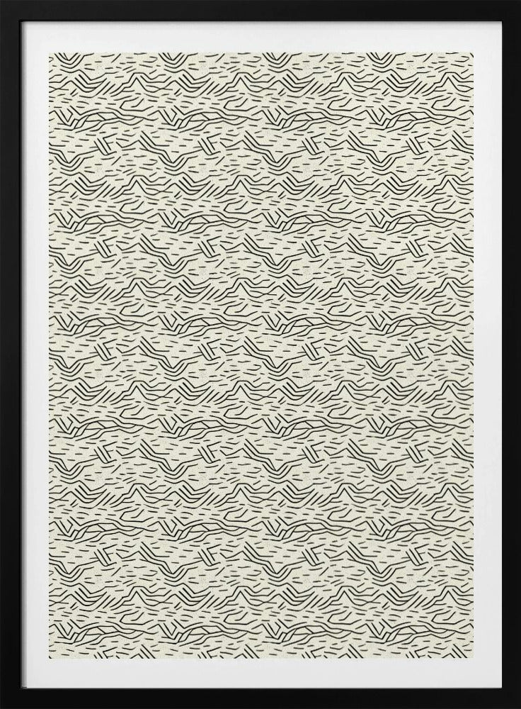 Lineare Wellenlandschaft | Poster