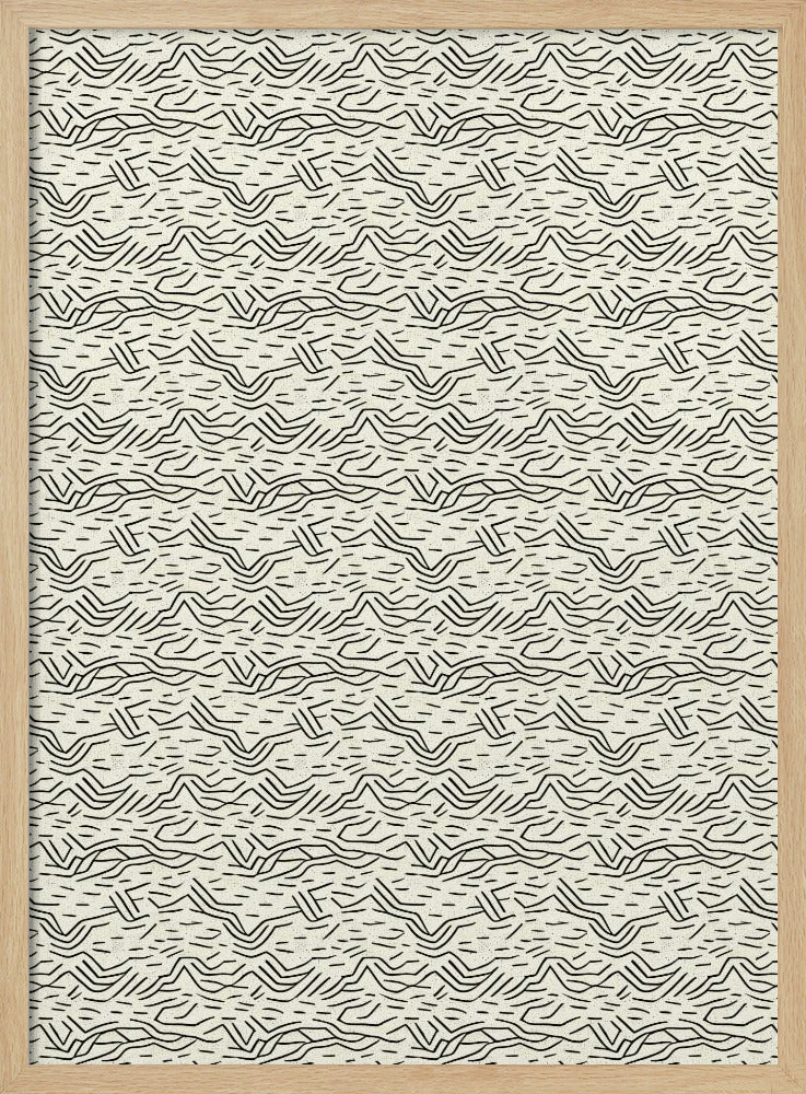Lineare Wellenlandschaft | Poster