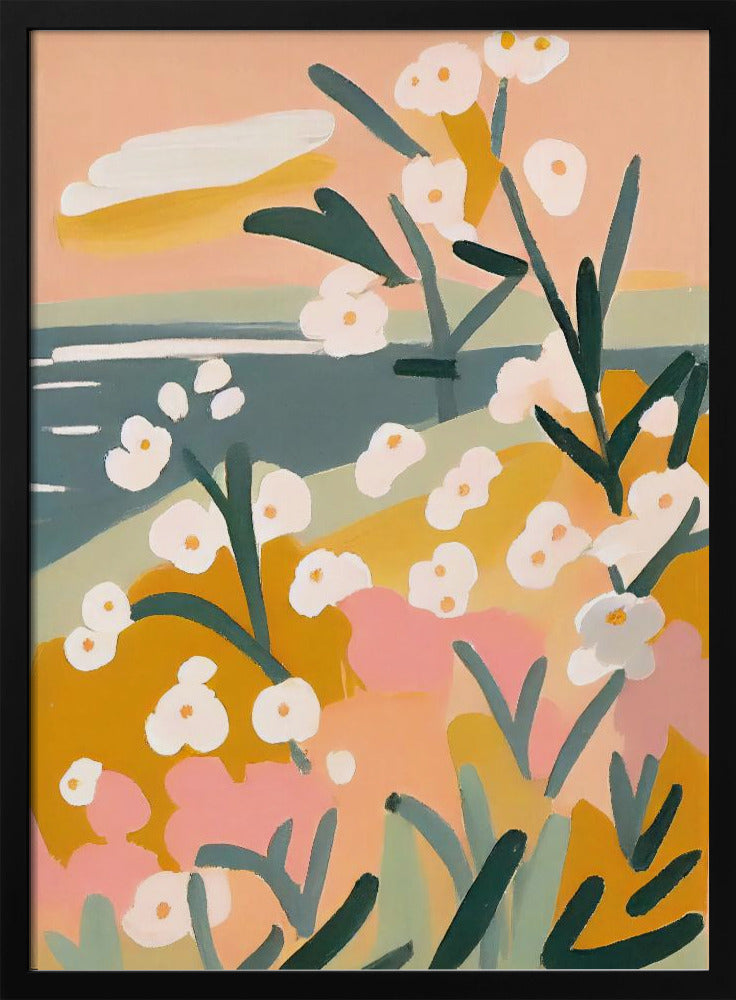 Petals by the Shore | Poster
