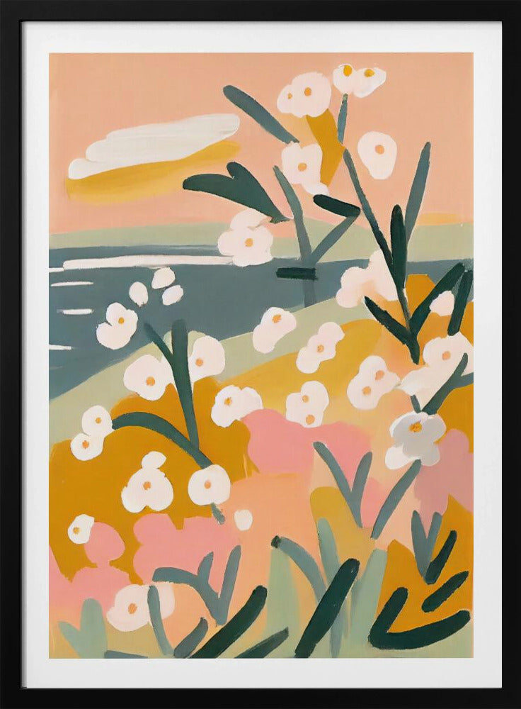 Petals by the Shore | Poster