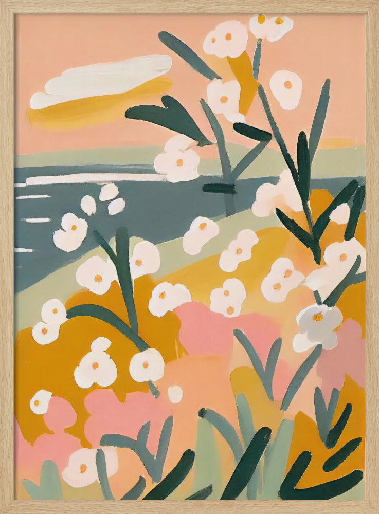 Petals by the Shore | Poster