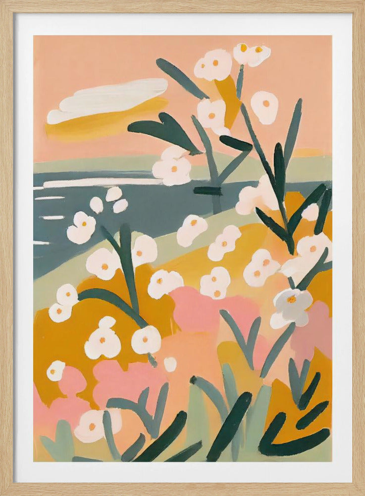 Petals by the Shore | Poster