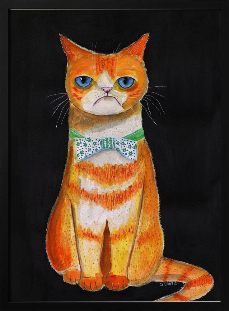 Traurige Katze | Poster